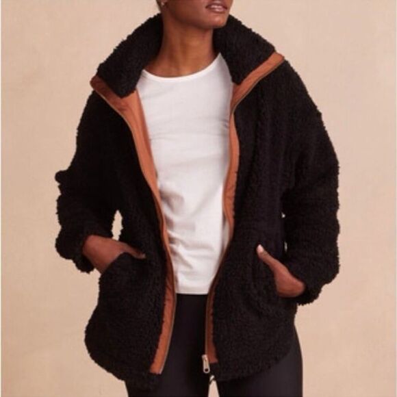 Summersalt The High Pile Full Zip Sherpa Jacket - Picture 1 of 12
